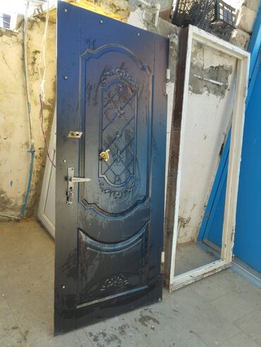 yazda qapi: Железо Входная дверь Б/у, Без гарантии, Бесплатная установка