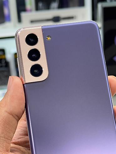 playstation 5 oyunları: Samsung Galaxy S21 5G, 256 GB, rəng - Bənövşəyi, Sensor — 3