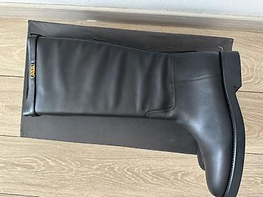 профессор зима: Сапоги, 40, Massimo Dutti, Новый, цвет - Черный — 2