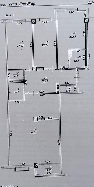 Продажа квартир: 4 комнаты, 150 м², Элитка, 5 этаж, Готовая ПСО (под самоотделку) — 11