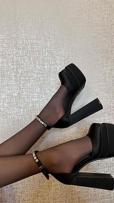 Туфли: Туфли, 40, Новый, цвет - Черный, Самовывоз — 1