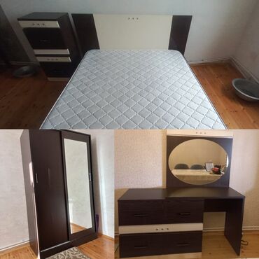 Mətbəx mebeli: Yataq otagi mebeli 420 azn. Real aliciya endirim olacaq. Unvan