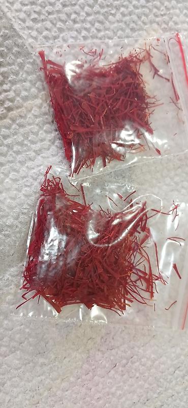 Qida məhsulları: Zəfəran 1 qram – quru ədviyyə - Məhsul: Safran (Crocus sativus) — 1