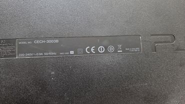 klaviatura sekilleri: Sony PlayStation 3 (PS3) Slim konsolu – model CECH-3003B