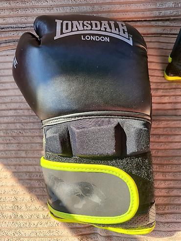 Borilački sportovi: Lonsdale X-Lite bokserske rukavice Black/Lime – NOVE Prodajem nove — 3