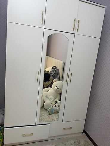 детский шкафтар: Белый трёхстворчатый шкаф-купе для спальни/прихожей с зеркалом по — 2