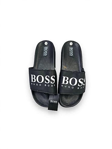 planika kucne papuce: HUGO BOSS muške papuče – model sa širokim kaišem - Boja: bela sa — 3