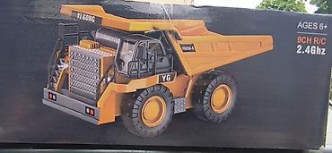 rc maşın: Uzaqdan idarə olunan oyuncaq karxana dartqısı (dump truck) - 2.4 GHz — 2