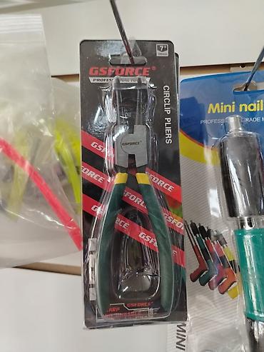 forcekraft 216: Пассатижи для стопорных колец GSFORCE (Circlip Pliers), длина 7" (180 — 1