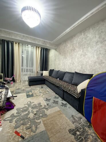 family house бишкек в Кыргызстан | Оюнчуктар: 2 бөлмө, 70 кв. м, Элитка, 9 кабат, Жаңы ремонт, Газ менен жылытуу