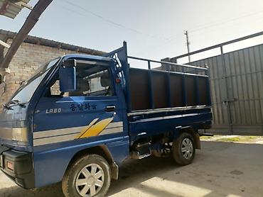crv 2: Мини-грузовик Daewoo Labo (Labo Damas грузовая версия) синего цвета — 1