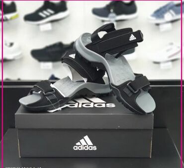 обувь для туризма: Мужские сандалии, 43, Adidas Originals, Новый, цвет - Черный, Самовывоз, Бесплатная доставка, Платная доставка