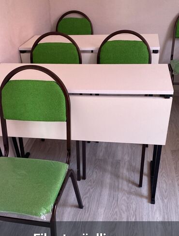 Masa və oturacaq dəstləri: Məktəb və kurslar üçün parta və stul dəstləri - İki nəfərlik — 4
