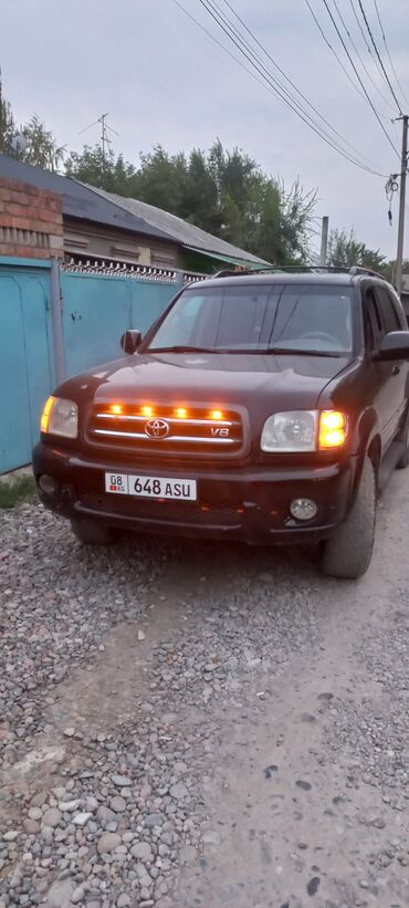 сиденья на эстиму: Toyota Sequoia: 2002 г., 4.7 л, Автомат, Бензин, Жол тандабас