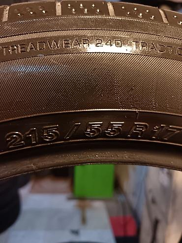 Təkərlər: Yokohama avtomobil şini - Ölçü: 215/55 R17 - Marka/model: Yokohama - — 2