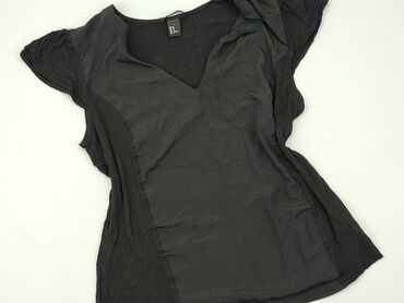 żółte bluzki damskie: Blouse, H&M, M (EU 38), condition - Good