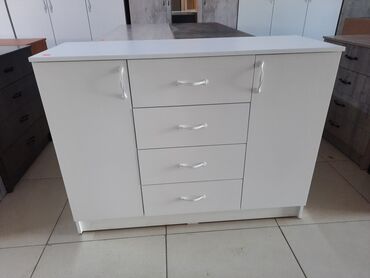 Комоды для одежды: Комод для одежды, Новый, Без зеркала, ЛДСП, цвет - Белый, Бесплатная доставка — 2