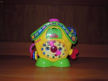 говорящие мягкие игрушки: Музыкальные говорящие часы,несколько стихов, загадок сказок и песен