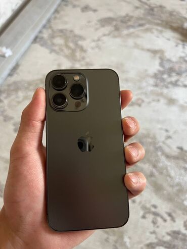 купить телефон техно: IPhone 13 Pro, Колдонулган, 256 ГБ, Desert Titanium, Каптама, 81 %