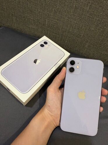 Apple iPhone: IPhone 11, 128 GB, Deep Purple, Zəmanət, Face ID