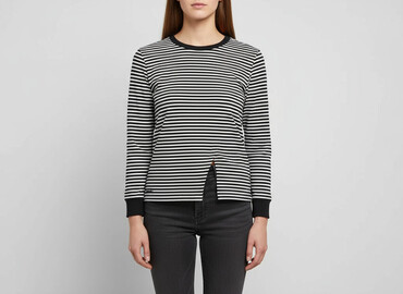 bluzka megi w paski: Women's blouse, size S