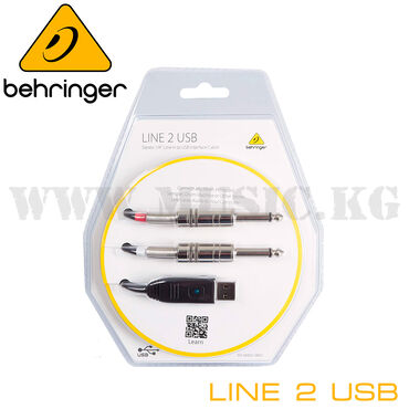 Гитары: Портативный аудио интерфейс Behringer LINE 2 USB USB-интерфейс LINE 2