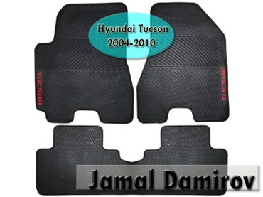 maşın çıxolu: Hyundai tucson 2004-2010 üçün silikon ayaqaltılar.Komplektin