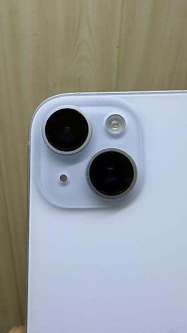 teyes бишкек: IPhone 15 Plus, Колдонулган, 128 ГБ, Ак, Коргоочу айнек, Каптама, 85 % — 2