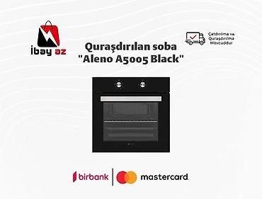 pec satilir: Quraşdırılan soba "Aleno A5005 Black" ✅ Brend: Alneo ✅ Komplektasiya — 1