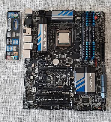prosessor qiymetleri: Bundle satılır - 260 AZN Ana plata : Gigabyte Z87X-UD3H CPU  — 1