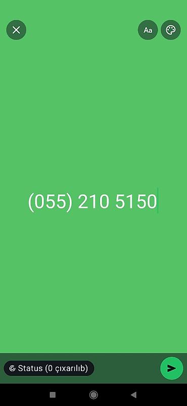 210 nomre: Xüsusi mobil nömrə satılır: (055) 210 51 50 Dəyərindən ucuz satılır — 1
