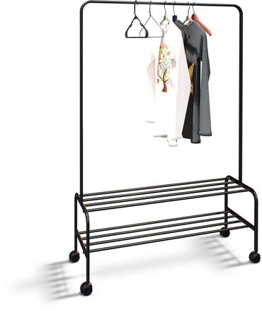 колесики для мебели: Вешалка гардеробная с полкой PHOENIX ————- Конструкция: напольный; на