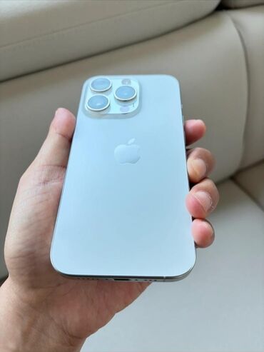 тостер бу: IPhone 15 Pro, Колдонулган, 128 ГБ, Күмүш, 90 %