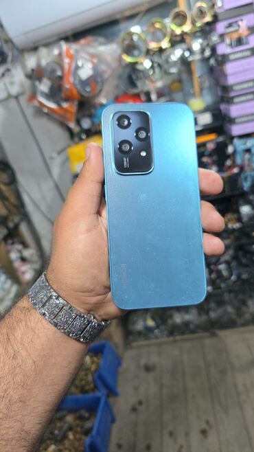 i̇rsad telecom telefonlar: Honor 200 Lite, 256 GB, rəng - Göy, Zəmanət, Düyməli, Barmaq izi