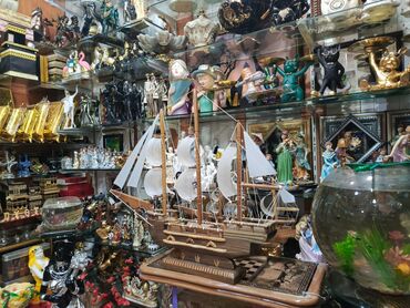 Gəmi modelləri: Taxta yelkənli gəmi maketi tam ağacdan əl işidir; gövdə, güverte və — 4