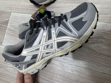 Кроссовки и спортивная обувь: Мужские кроссовки, 45, Asics, Новый, цвет - Серый, Самовывоз — 11