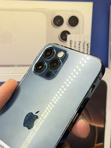 xr 128: IPhone 12 Pro, Б/у, 128 ГБ, Pacific Blue, Зарядное устройство, Защитное стекло, В рассрочку, 87 % — 2
