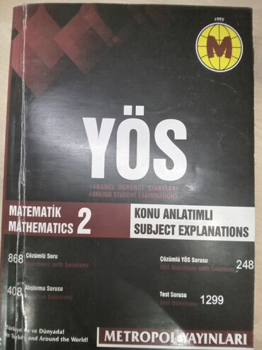 yoqa mat: Yos Matematik 2 kitabidir islenmeyib tezedir,alan olsa endrim olunacaq