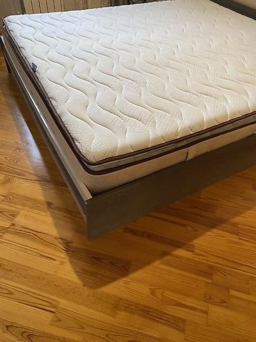Matraslar: Ortopedik iki nəfərlik taxt 1.80x 2 metr. Doğtaş firması. Matras 1 ay — 3