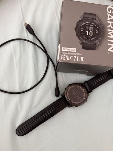 авиационные часы: Продаются Garmin Fenix 7 Pro Sapphire Solar б/у. Цена: 39000 сом
