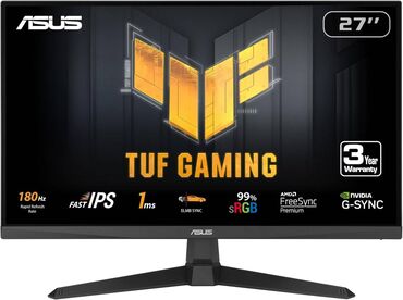 oyun komputerleri: TƏCİLİ SATILIR ! Ən ucuz qiymətə ASUS TUF Gaming VG279Q3A Yeni, bağlı