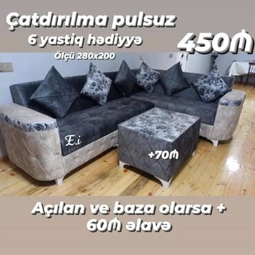 Divanlar: Künc divan, Açılan, Bazalı, Vеlur parça, Şəhərdaxili pulsuz çatdırılma -da lalafo.az — 9 Divanlar: Künc divan, Açılan, Bazalı, Vеlur parça, Şəhərdaxili pulsuz çatdırılma — 9