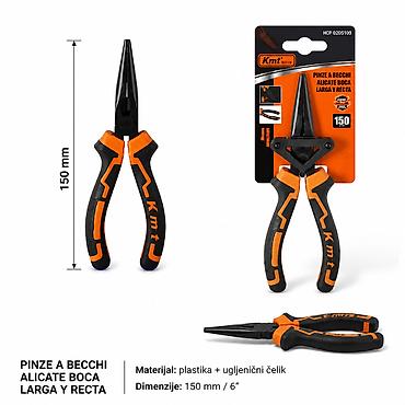 KMT Nikl višenamenska špicasta klešta 150 mm - Brend: Kmt style -
