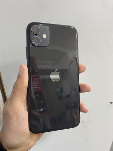 Apple iPhone: IPhone 11, 64 GB, Qara, Zəmanət, Simsiz şarj, Face ID — 1