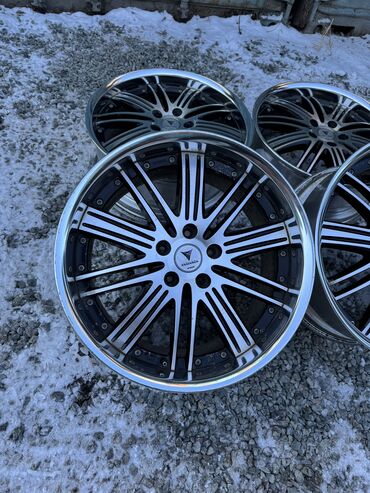 Диски: Литые Диски R 19 Work, Комплект, отверстий - 5, Б/у — 9