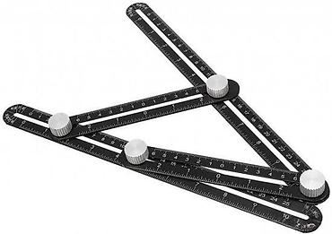 Ostali merni alati: Podesivi šablon – višenamenska uglomer/lenjir (Multi‑Angle Ruler) - — 1