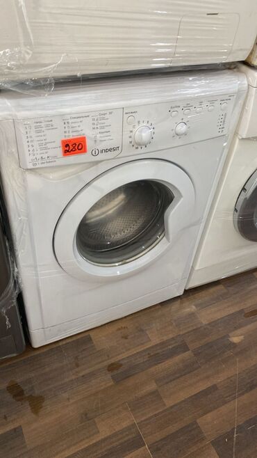 Soyuducular: Paltaryuyan maşın Indesit, 5 kq, Avtomat, Qurutmasız, Kredit yoxdur