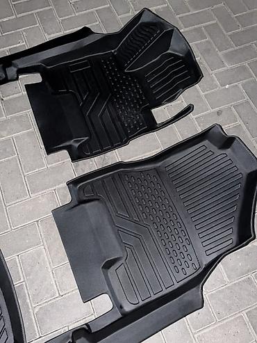 противоскольжения: Комплект 3D-ковриков для салона и багажника электрокара EV5 - Полный — 3