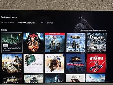 Sony PlayStation: Sony ps 5 slim 1tb + 600 игр +ufc 6 два джойстика. Новое состояние — 4