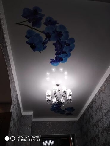 Натяжной потолок: Натяжной потолок Глянцевое, Матовое, 3D потолки Бесплатный замер, Гарантия, Монтаж — 14